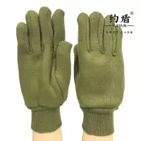 约盾 80g防寒绒布劳保手套 FYI008/双