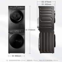 小天鹅洗烘套装TG100S83PRO+TH100HS83PRO