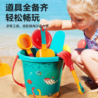 儿童海边沙滩车玩具套装宝宝拖车海滩挖沙铲子玩沙子桶工具