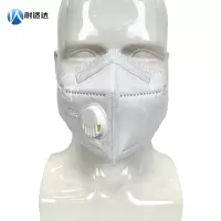 耐适达 KN95耳挂式带阀折叠防尘口罩 803V/只