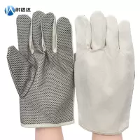 耐适达 帆布防滑耐磨点塑手套 NSD696/双