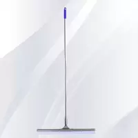 千里谷 QLG-DG-04 60CM宽不锈钢柄硅胶地刮(计价单位:把)白色