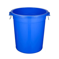 千里谷QLG-LJT-07大容量无盖塑料垃圾桶(计价单位:个)蓝色