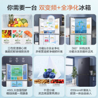 容声（Ronshen）460升十字四门对开门一级能效变频大容量超薄风冷无霜电冰箱BCD-460WD12FPA