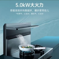 火星人集成灶天然气 右排烟 蒸烤炸一体集成灶烟道配件B