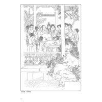 萧玉田人物线描画稿