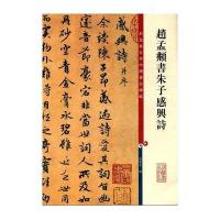 彩色放大本中国著名碑帖 赵孟頫书朱子感兴诗