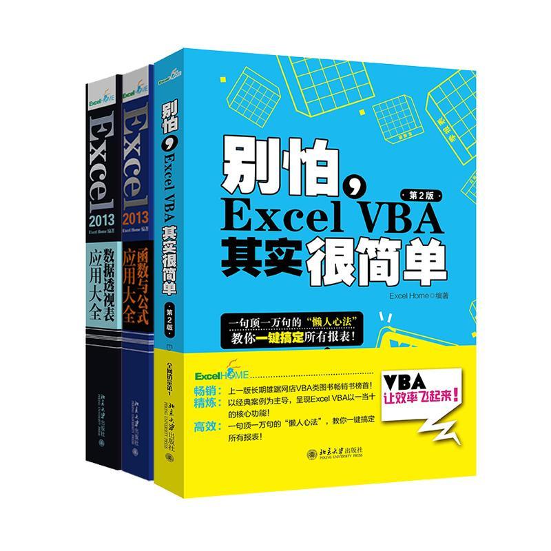 EXCEL三大神器(EXCEL13版函数公式+数据透视表+VBA)
