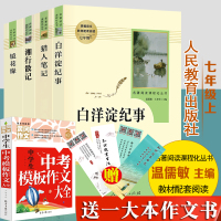 [七年级上册]正版湘行散记白洋淀纪事猎人笔记镜花缘统编语文教材配套阅读课程化丛书温儒敏主编