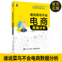 正版图书 谁说菜鸟不会电商数据分析 店铺店铺运营数据分析教程 Excel应用提升店铺流量和销量应用数据做内容