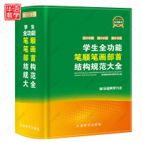 学生全功能笔顺笔画部首结构规范大全 紧扣教学贴近教学辅试说辞解字 赠字词典学习法 汉语工具书