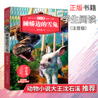 睡蠎边的雪兔注音版沈石溪/著动物小说大王沈石溪精品集经典课外阅读图书名著小学少