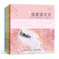 我爱读古文 小学生应该熟读的120篇古文 全四册 彩色插图带注解 杨降钟淑河曹文轩鼓励早读古文 一年级二年级儿童启