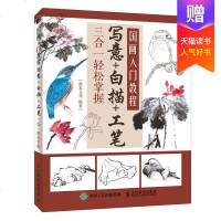 国画入教程 写意+白描+工笔三合一轻松掌握 零基础 自学 技法 临摹 视频教程 水墨 花鸟虫鱼 梅兰竹菊 花卉 环