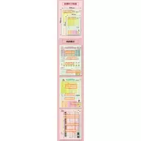 一学就会!少儿实用乐理知识挂图 家庭用中号版(全3册)