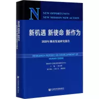 新机遇新使命新作为(2020年湖南发展研究报告)