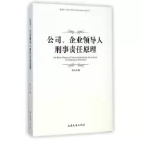[M]公司企业领导人刑事责任原理-9787310047048
