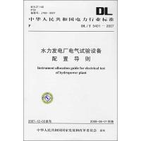 [M]水力发电厂电气试验设备配置导则 DL/T 5401—2007-1550831956