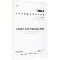 宁夏砖瓦用粘土矿产地质勘查技术规程