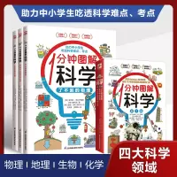 1分钟图解科学1分钟图解数学 一分钟漫画科普1分钟漫画物理三分钟漫画成语故事 小学生儿童数学 科学物理启蒙书 趣味漫画