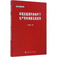 环境及能源约束条件下生产率的测量及其应用