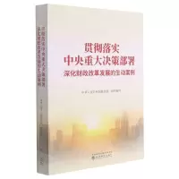 [N]贯彻落实中央重大决策部署深化财政改革发展的生动案例-9787521829136