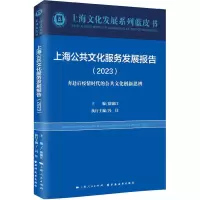 上海公共文化服务发展报告2023奔赴后疫情时代的公共文化创新思辨 上海文化发展系列蓝皮书 上海远东出版社
