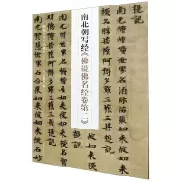 [N]南北朝写经佛说佛名经卷第二/新见历代写经精粹-9787540152628
