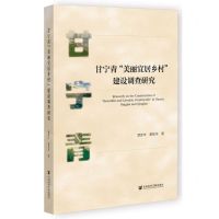 [N]甘宁青美丽宜居乡村建设调查研究-9787522804668
