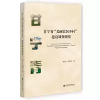 [N]甘宁青美丽宜居乡村建设调查研究-9787522804668
