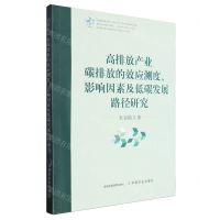 [N]高排放产业碳排放的效应测度影响因素及低碳发展路径研究-9787109319080
