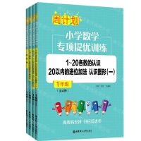 [N]小学数学专项提优训练(1年级共4册)/周计划-9787562865216