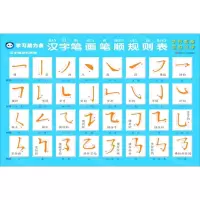 [N]汉字笔画笔顺规则表/学习助力表-9787572801327