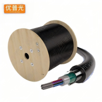 优普光室外铠装单模光纤线8芯中心管式架空光缆 GYXTW-8B(1000米)