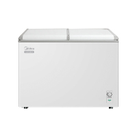 美的家用双温卧式冷柜BCD-271VMQ 271升直冷蝴蝶门新2级节能设计