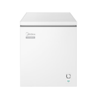 Midea美的145升冷藏冷冻转换两用冰柜家用冷柜单温小冰箱一级能效省电极地白 145L BD/BC-145KMC