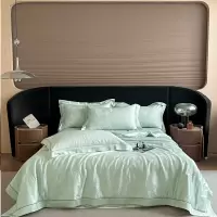 名都丽人 MDLR-75 提花镂空夏凉被 200*230cm 绿色(计价单位:条)