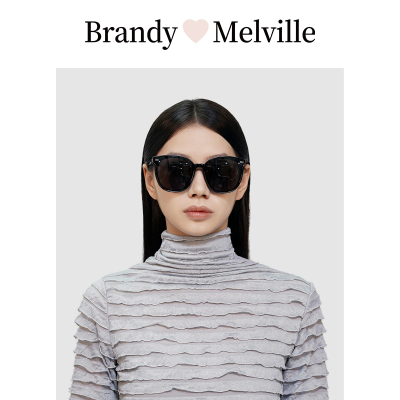 Brandy Melville官方旗舰店BM墨镜男女同款显脸小高级感太阳眼镜