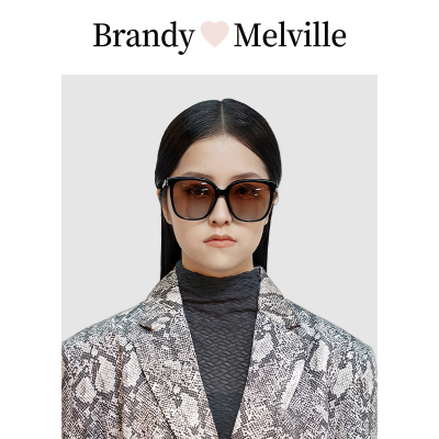 BrandyMelville官方旗舰店BM墨镜太阳镜高级感渐变色落日色墨镜