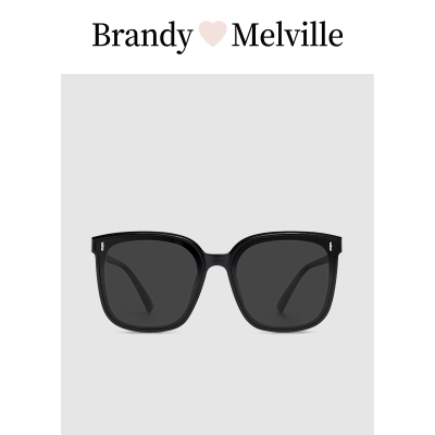 Brandy Melville BM墨镜女情侣同款大方框高级感个性偏光gm墨镜