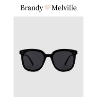 BrandyMelville官方旗舰店 BM墨镜女新款男大黑框简约太阳眼镜