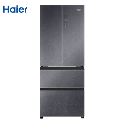 Haier/海尔BCD-410WLHFD4DSGU1 全空间保鲜410升零距离嵌入植萃净味除菌三档变温空间法式多门冰箱