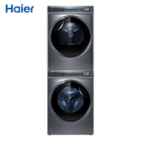 Haier/海尔XQG100-BD14176LU1+HBNS100-FQ176U1纤美10公斤洗衣机热泵烘干机洗烘套装
