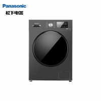 松下(Panasonic)XQG100-800DA 全自动10KG洗烘一体 滚筒洗衣机空气洗 双极除螨
