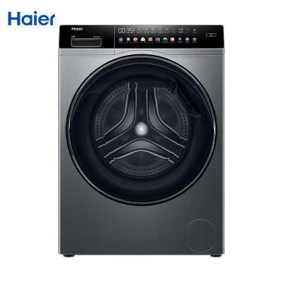 Haier/海尔XQG100-HBD14166PROL直驱变频10公斤525大筒径精华洗2.0智能投放家用洗烘一体洗衣机