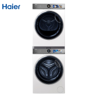 Haier/海尔洗烘套装XQG100-BD14386WTLU1+HGY100-F386WU1 386W+386W 套装