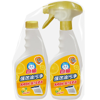 白猫强效油污净2瓶优惠装500克X2(橙柚清香)
