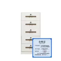 久佳承 钢制带锁铁皮柜 JJC-TPGA-10 五抽白色每个