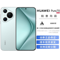 华为/HUAWEI Pura70 12GB+1TB 冰晶蓝 超高速风驰闪拍 第二代昆仑玻璃 双超级快充
