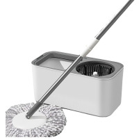 洁能尚 JNS-T08 1把/套 旋转 拖把桶套装 (计价单位:套) 白灰色